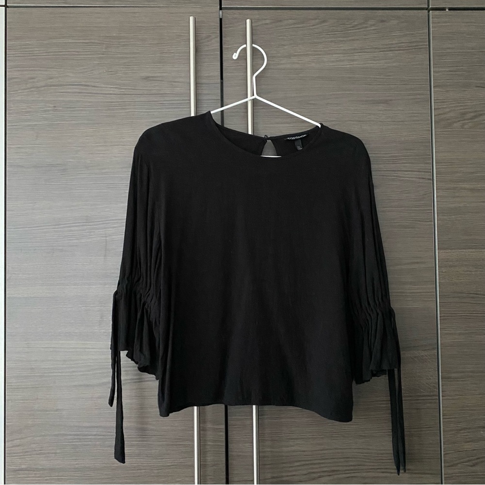 Topshop Black Blouse